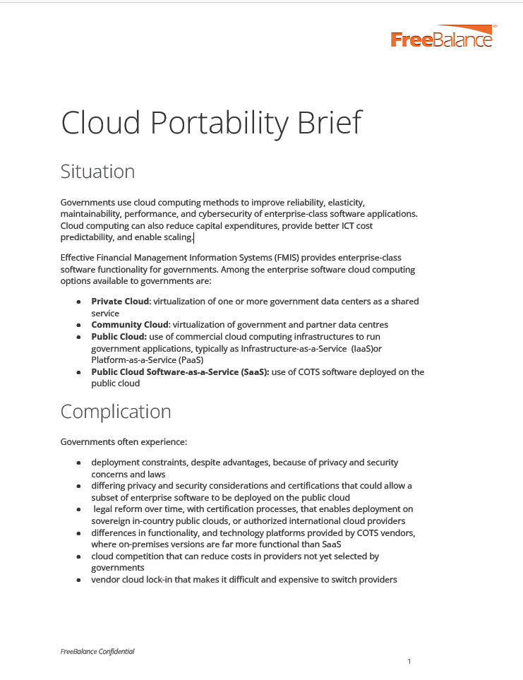 Portabilité du cloud